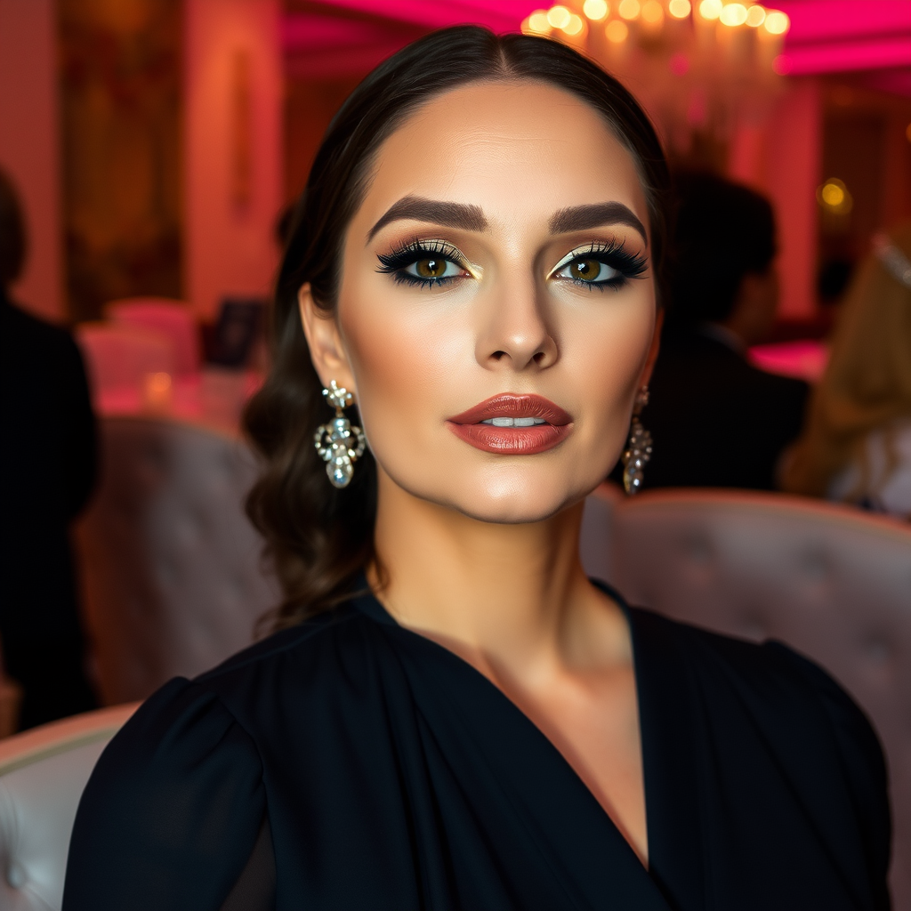 مكياج مسائي أنيق بعيون دخانية وشفاه طبيعية لحدث فاخر في الإمارات